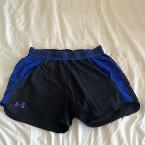 Under Armour Women's Play Up 3.0 Shorts Blue Running Shorts Size: XS